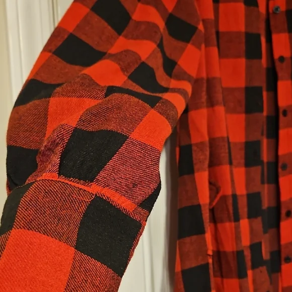 Source Unknown Red and Black Asymmetrical Dress - Picture 4 of 4